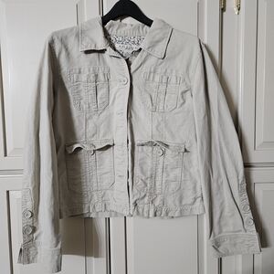 Maurices Light Tan Utility Jacket